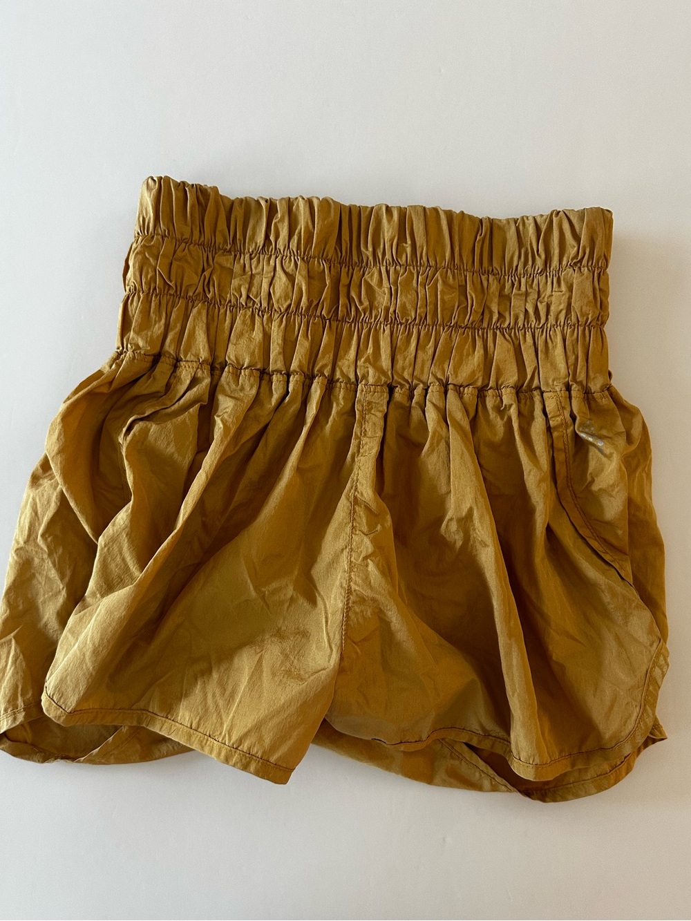 FP Movement by Free People The Way Home Shorts Golden Yellow Medium Gym Active